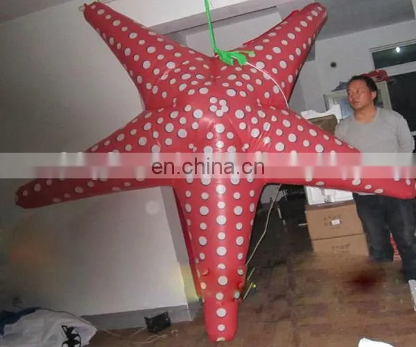 Inflatable LED stelleroid inflatable Starfish for decoration