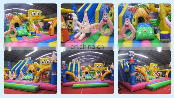 Inflatable air bouncer games ocean theme trampoline park