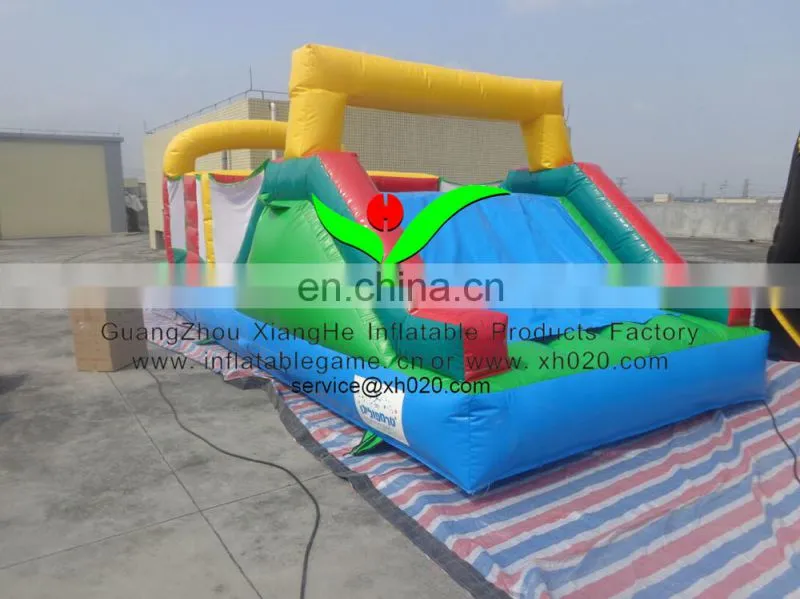 New arrived Sport game mini inflatable obstacle combo slide