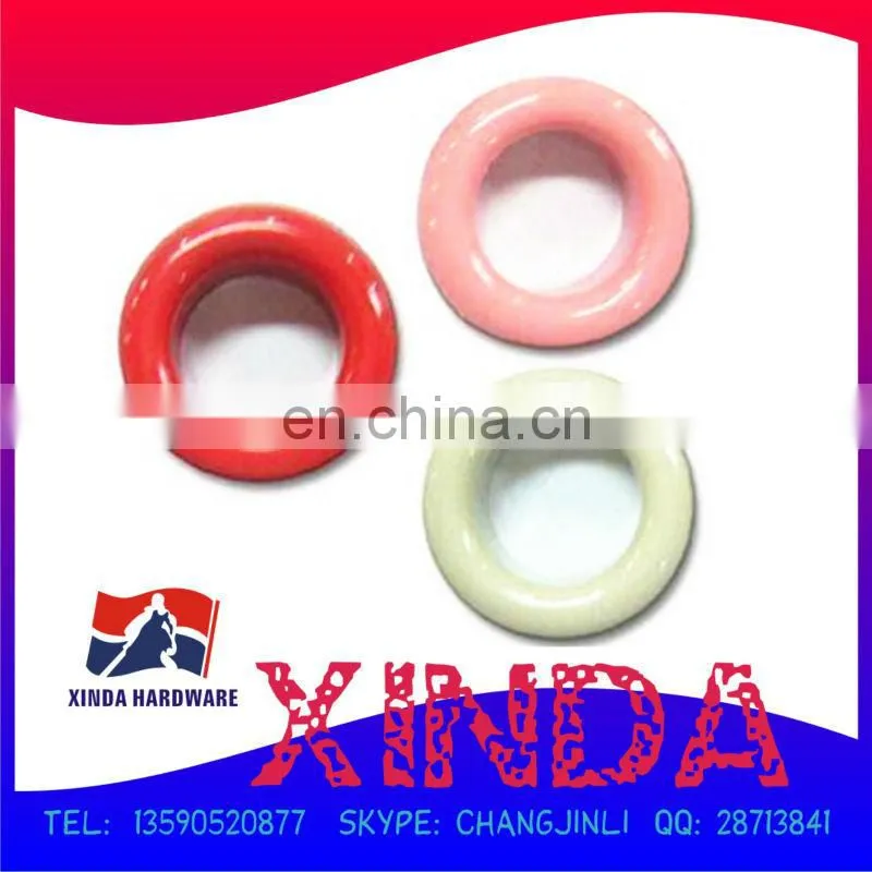 Promotional Eyelet,Made of Brass,Painted in different colors,Various Designs or Colors Accepted