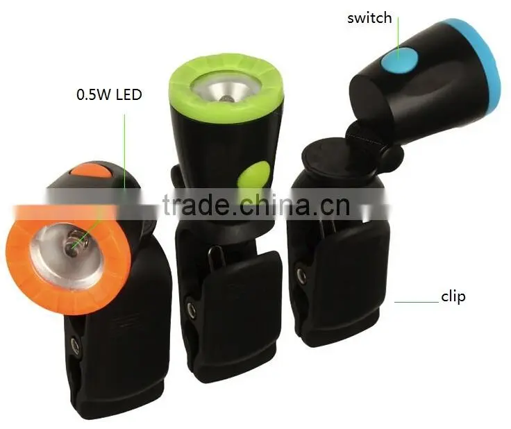 Multi-function adjustable led mini clip book light