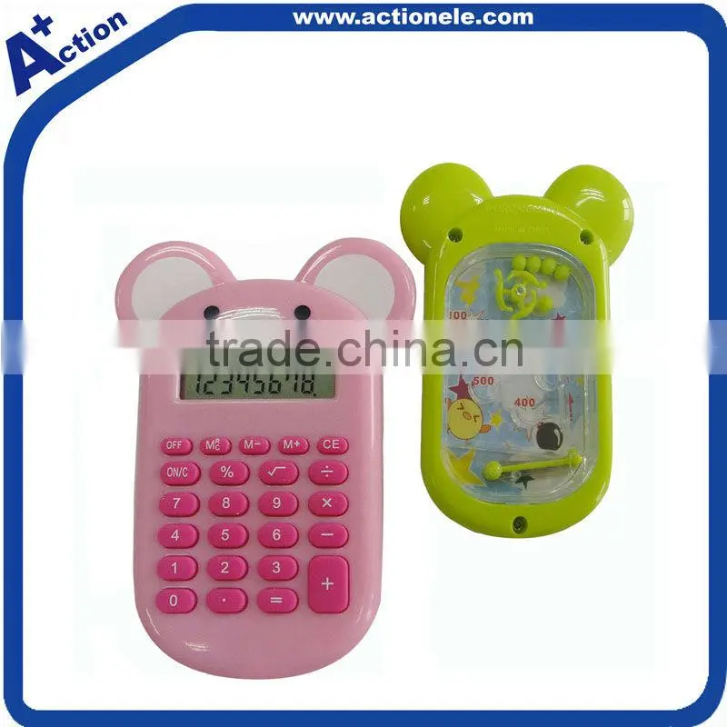 8 Digital Calculator with Cartoon Face