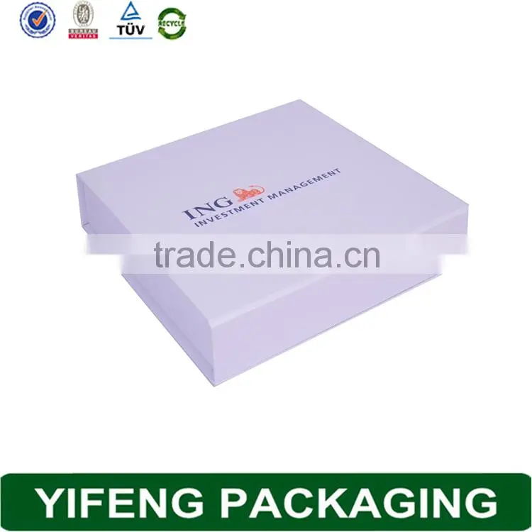 Customized color,logo&size offset printed baby clothes gift box