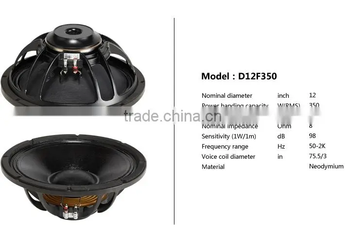 RF-22TT+, trade assurance, 12 inch neodymium loudspeaker, stage monitor speaker