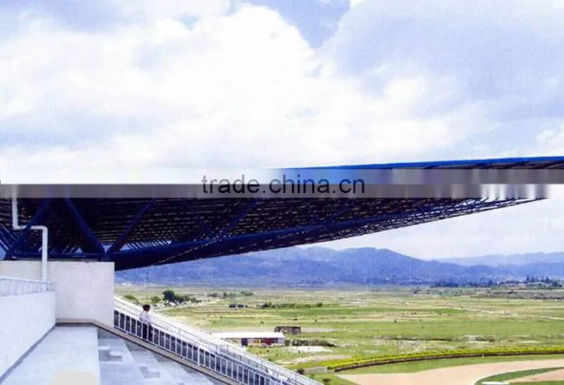 Convenient viewing stainless steel space frame bleacher