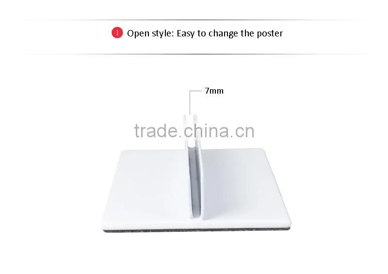 Tabletop Display Metal Poster Stand Display Table Poster Frame Sign Stand RPS002