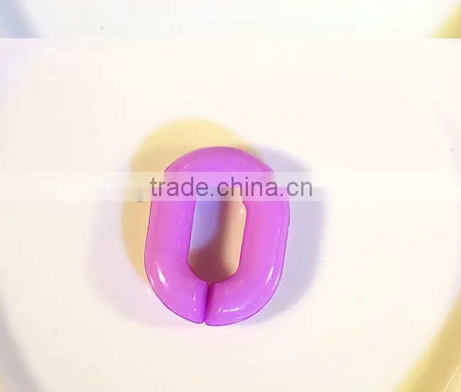 DIY accessories 23 * 17 mm acrylic opening lap composable chain color fluorescent color plastic