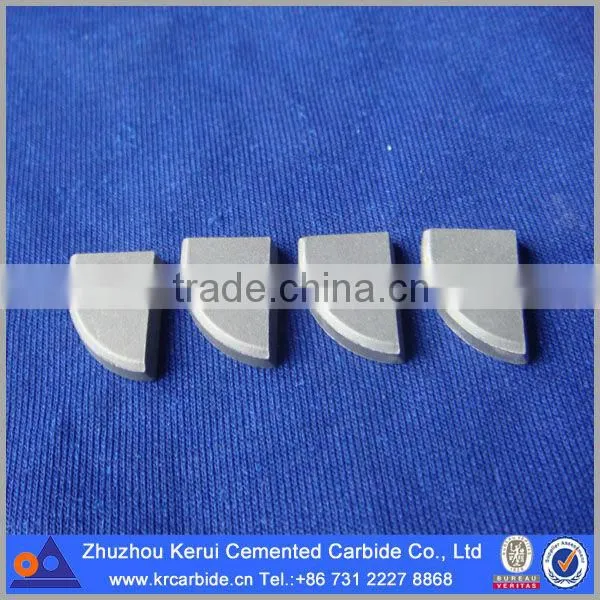 P20 P30 carbide tips for brazing on turning tools