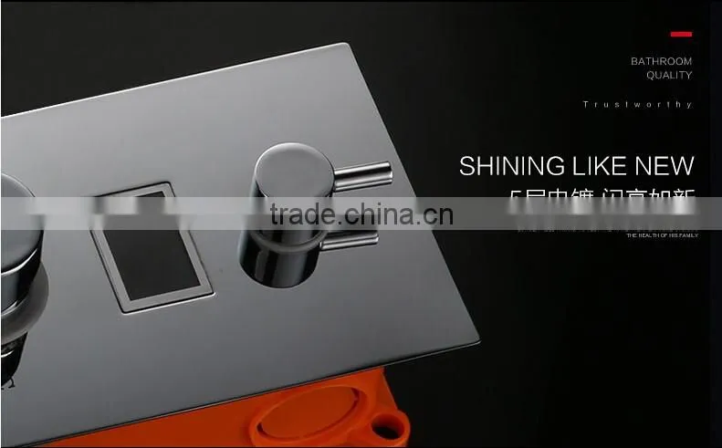Digital Thermostatic Led Shower Set Shower head set with rainfall waterfall shower