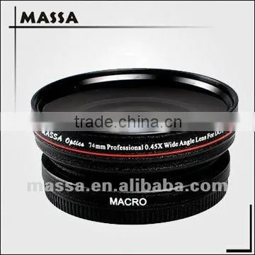 MASSA High Quality Digital camera lens,74mm 0.45x super wide angle lens