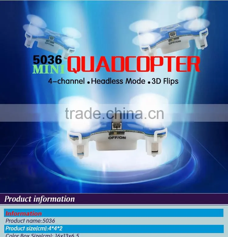 2015 New arrive 2.4G 4 CH 6-Axis Gyro mini rc quadcopter With Led Light RC UFO VS CX-10