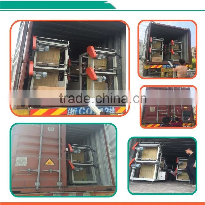 plastic rolled garbage bag making machine
