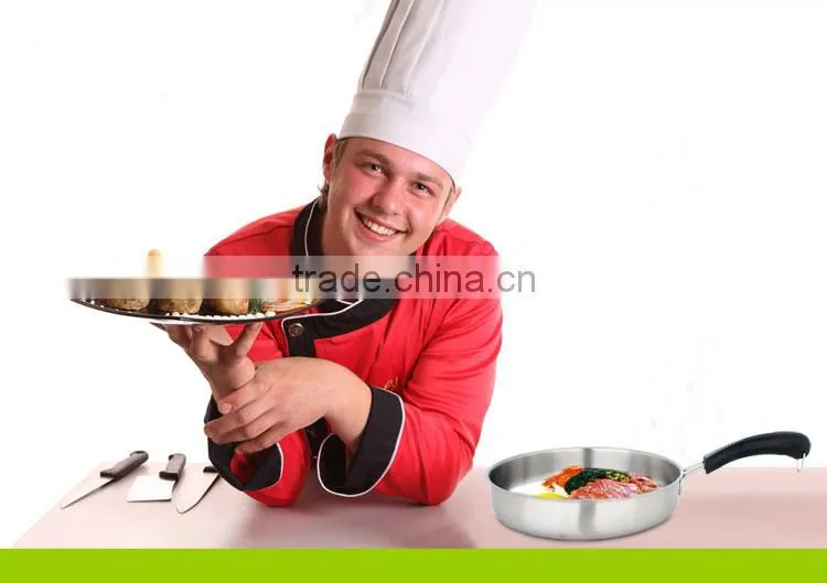 Hot Sale Stainless Steel Multi Skillet Induction Frying Pan Wall Clock