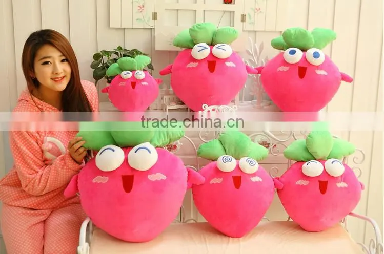 2016 wholesale latest vegetable shape pillow vegetable fruit shape pillow toys