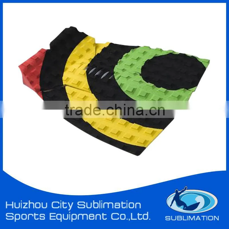 Surf EVA foam Traction Pad, Assorted Pantone Card,Tail Pad, Deck Grip Pad, Arch Bar, Kick Tail of Round, Square, Rhombus Pattern