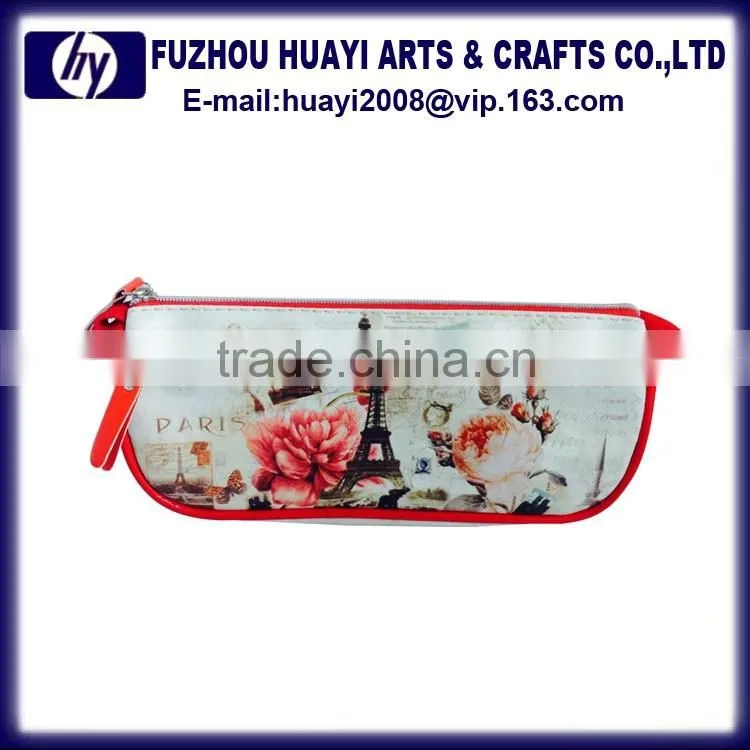 Wholesale Zipper Lock custom printed pencil case for teenagers