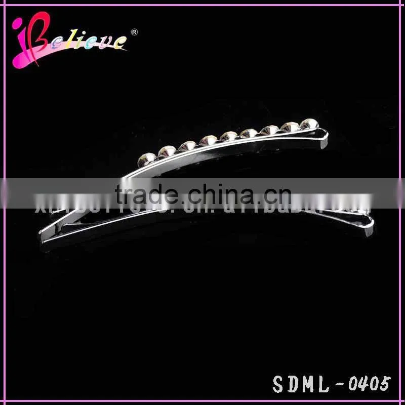Charming hair jewelry hair pins with rhinestone crystal hair accessories for little girls
