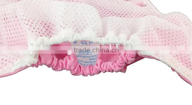Machine Washable Nappy With Hip Snaps Mesh Fabric Diapers Cover