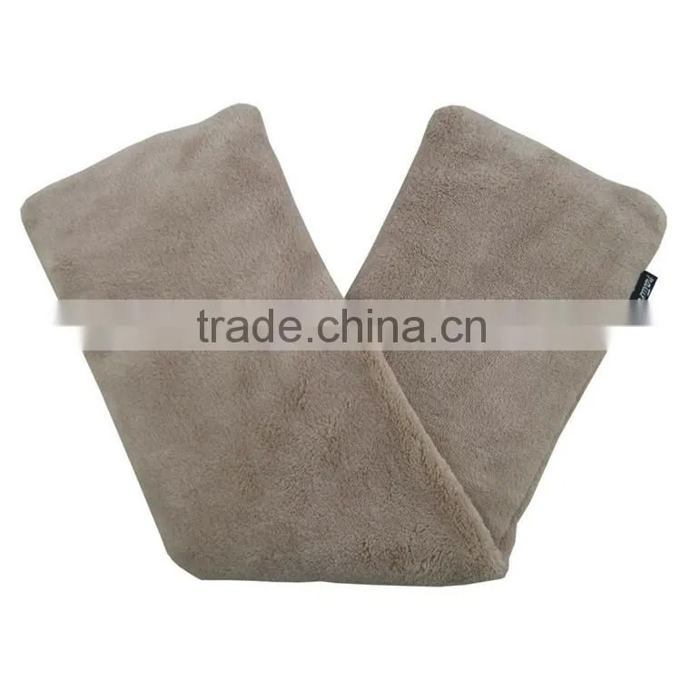 coral fleece heat bag with wheat / Grey color heat pack