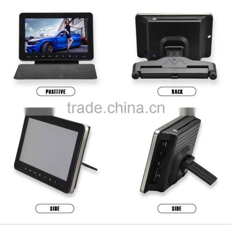 9' Headrest TFT LCD Car DVD player,universal Car stereo