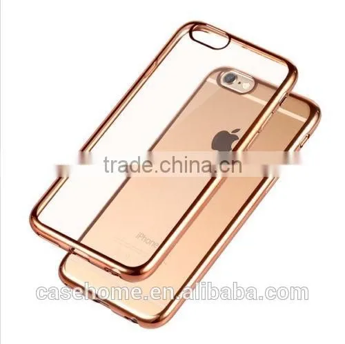 Ultra Thin gel electroplating Case Cover For iPhone 6plus/6s plus