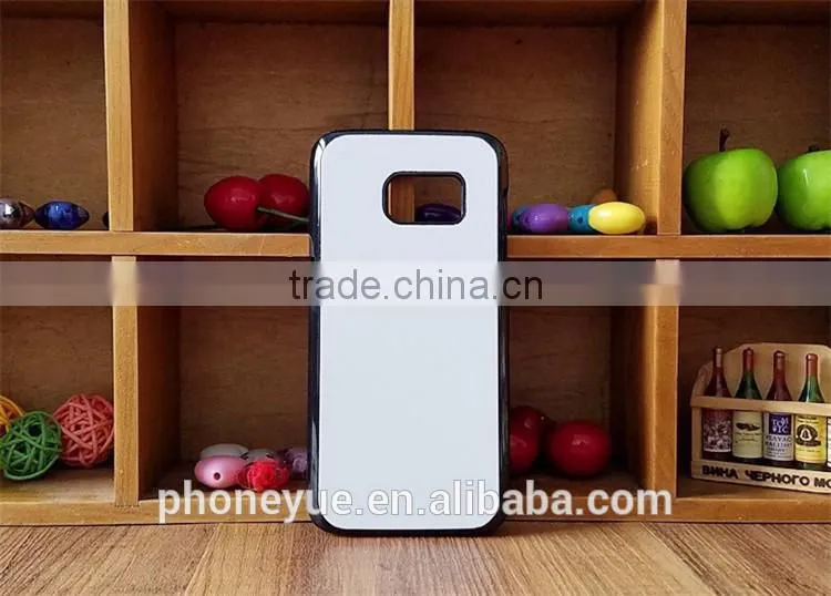 DIY Plastic PC Hard 2D Blank sublimation Case Back Cover For Samsung S7