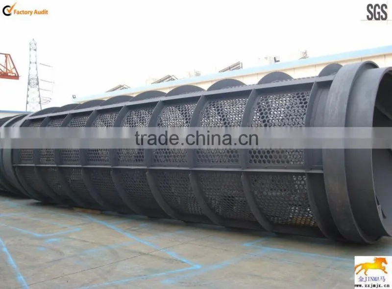 Municipal Solid Waste Drum Screen For Waste Management