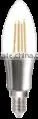 Dimmable 4W led lighting CC driver 360degree PF>0.7 E14/E12/B15 led candle lights C35S LED Filament bulb