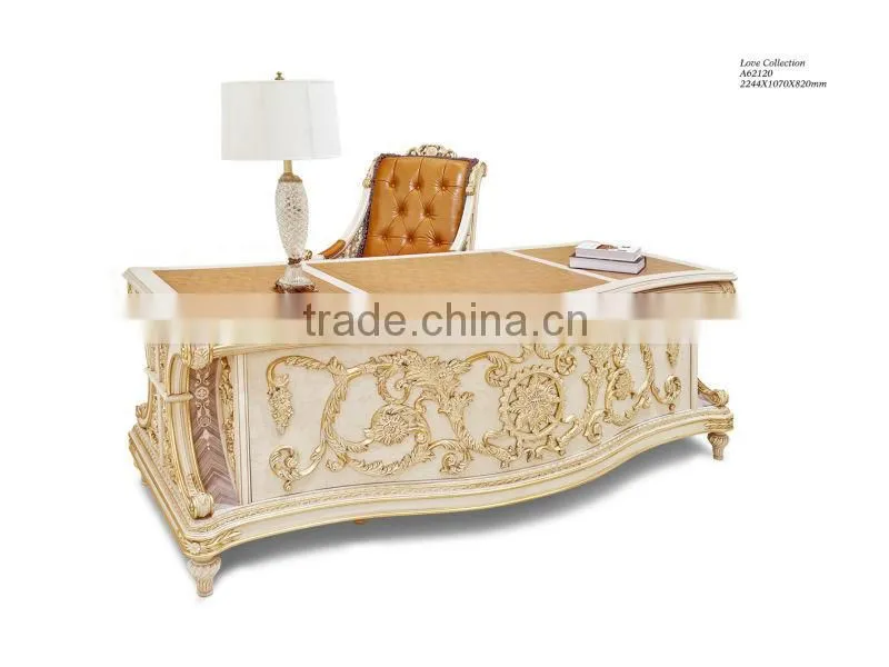European Style classic style secretary desk chair Study room and King cabinet and study room wallpaper