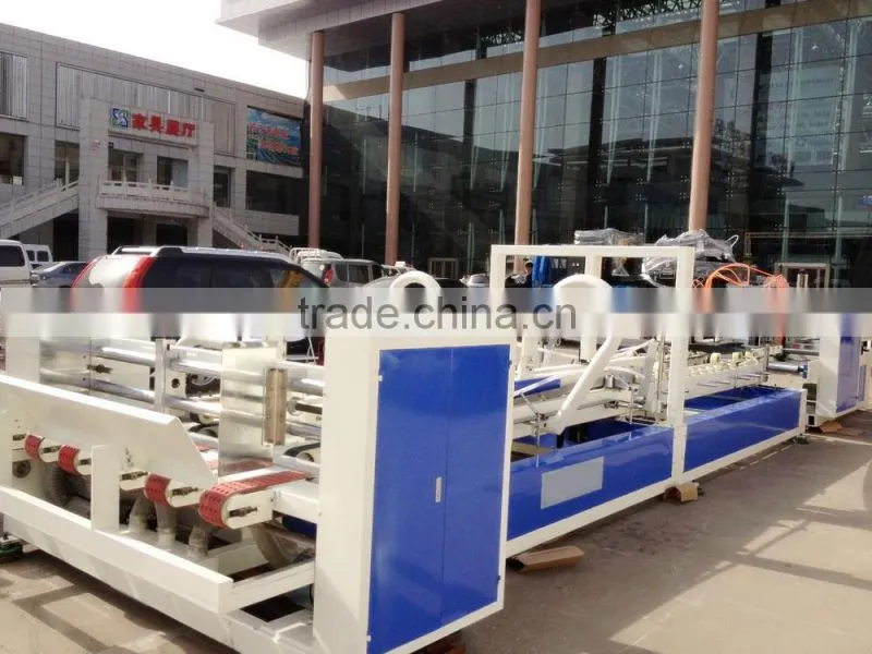 carton box folder gluer machine