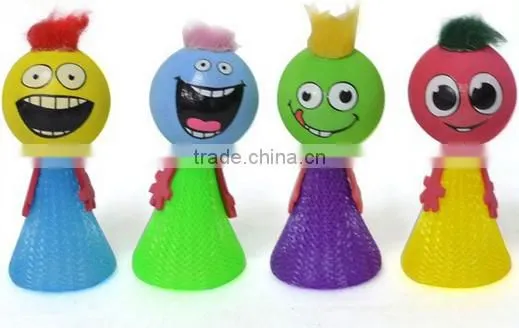 EVA mini jumping elf toy ,EVA bounce toy ,Cheap bouncing Jumpz toys