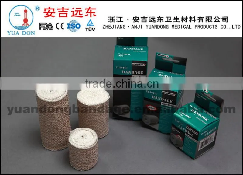 high elastic bandage packed in color box