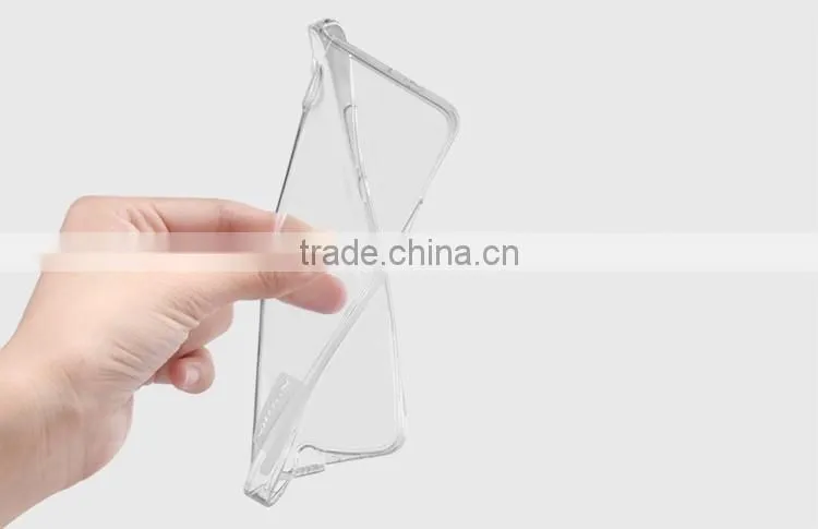 Orginal Nillkin Soft TPU Full Rubber Back Cover for Huawei Honor 7 Clear Gel Case with Dust Plug MT-5370