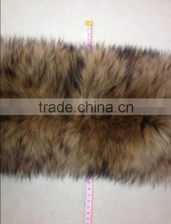 Hot Sell Sheepskin copy in Raccoon Fur Strips