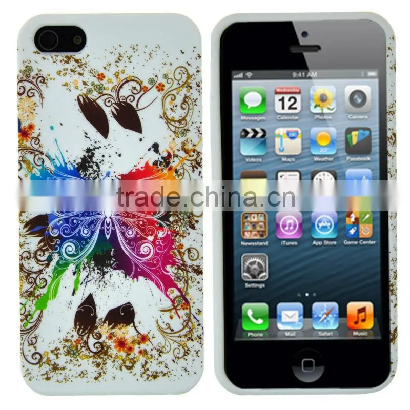 Water Transfer Printing Soft TPU lotus flower designs Soft Back Case Cover for Samsung Galaxy S3 I9300