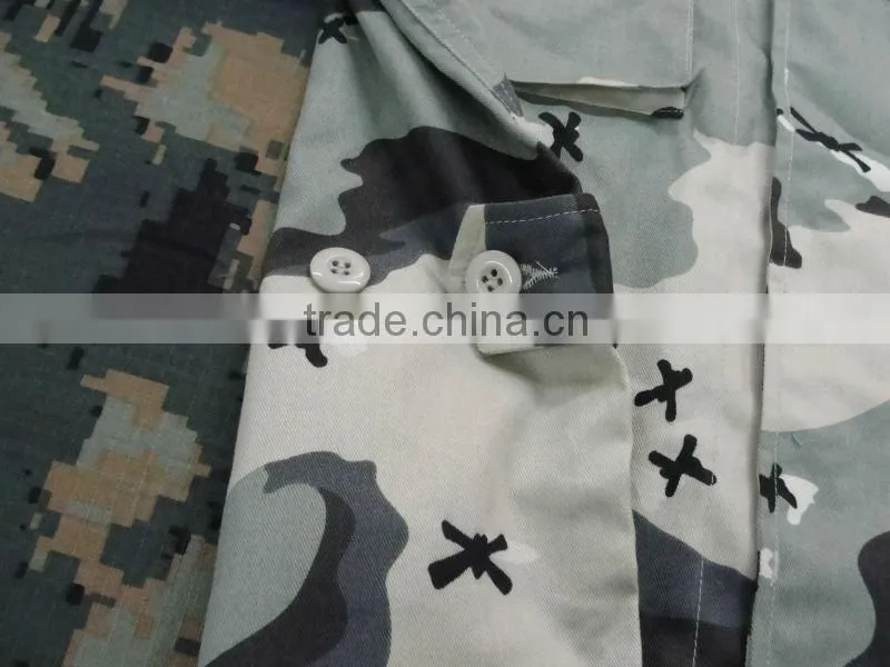 Kuwait Camouflage BDU Military Uniform with cap