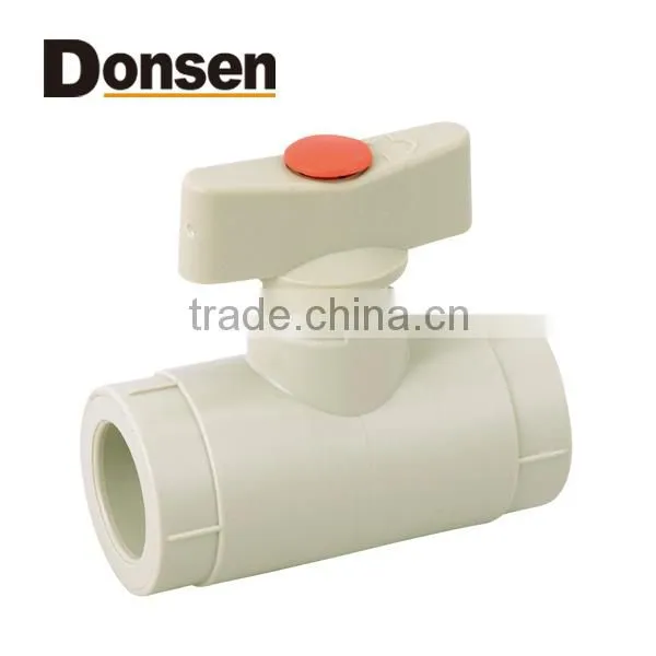 2014 PP-R mini ball valve with brass ball
