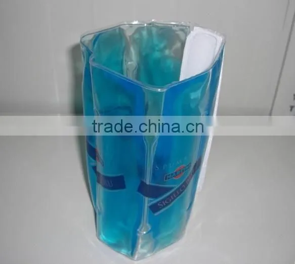 38L Plastic Instulate Ice Gel Cooler / Ice Gel Can PVC Cooler