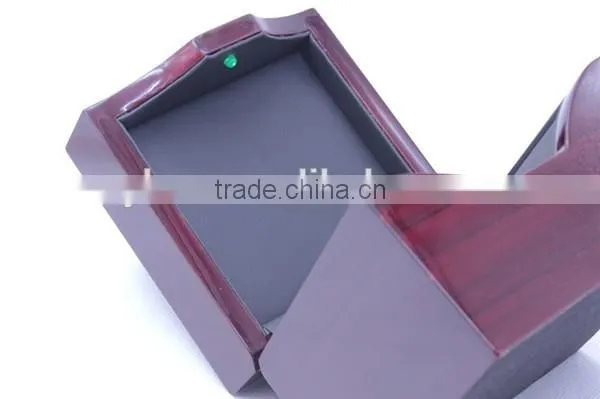 High Quality hot LED light wooden watch box wood box design