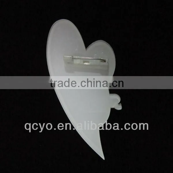Yellow smiling face chest card from Shenzhen factory