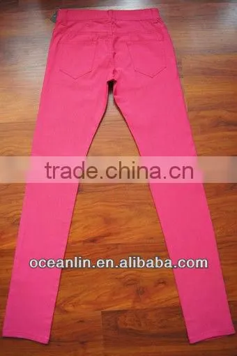 2012 new design skinny jeans for ladies