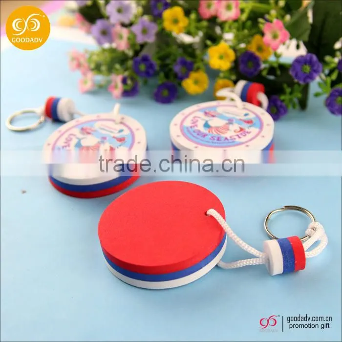 Promotional products cheap wholesale different design eva foam keychain