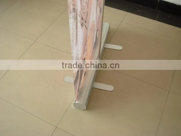 good quality economic aluminum roll up banner stand for advertisement