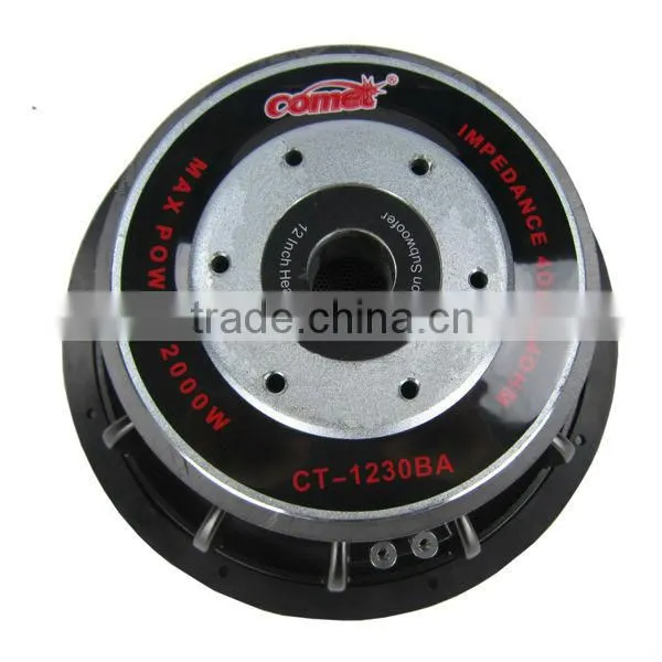 Cometa CT-1230BA 12inch 2000W China subwoofer for car/1200w subwoofer speaker/foam edge subwoofer