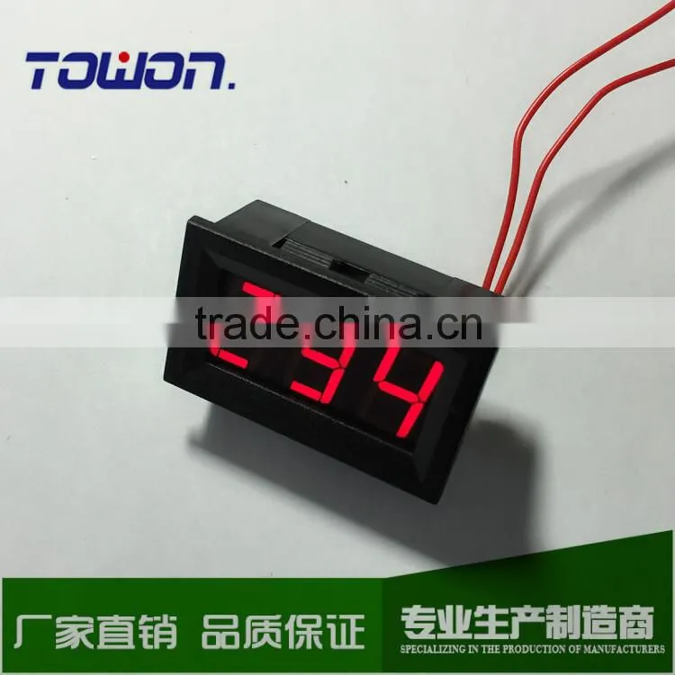 0.56" Red Green Blue LED Digital Voltmeter Volt Panel Meter Red color AC30-500V Voltage Panel Meter