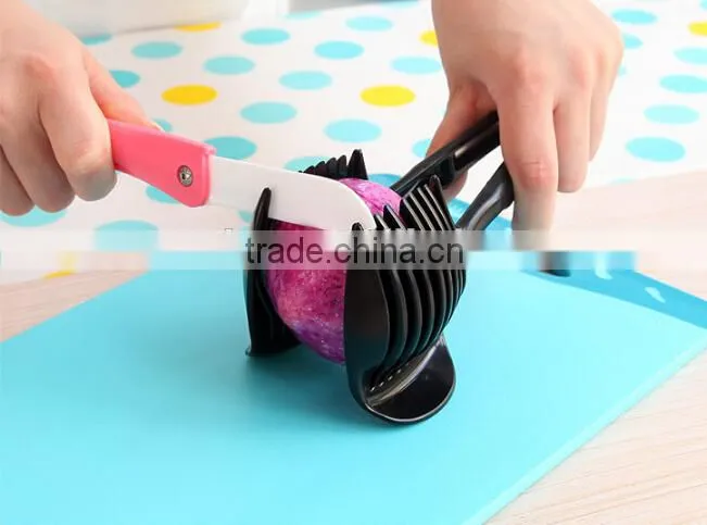 Tomato Onion Lemon Lime Egg Slicer Holder Helper Free Standing