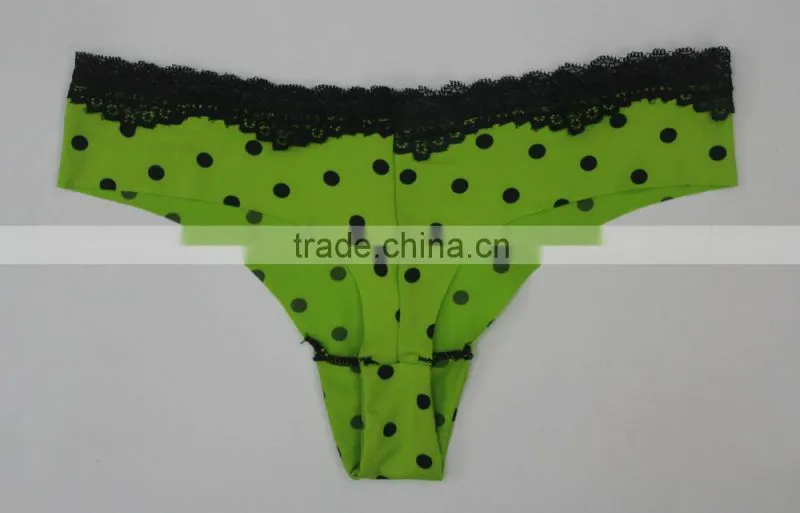 Fancy women underwear high quality sexy lace g string