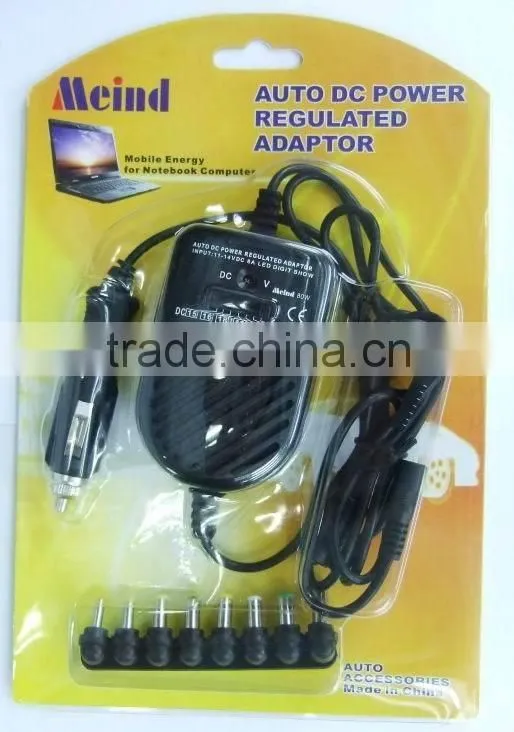 Wholesale 80w/90w universal laptop battery charger with 8 connectors, laptop charger for car