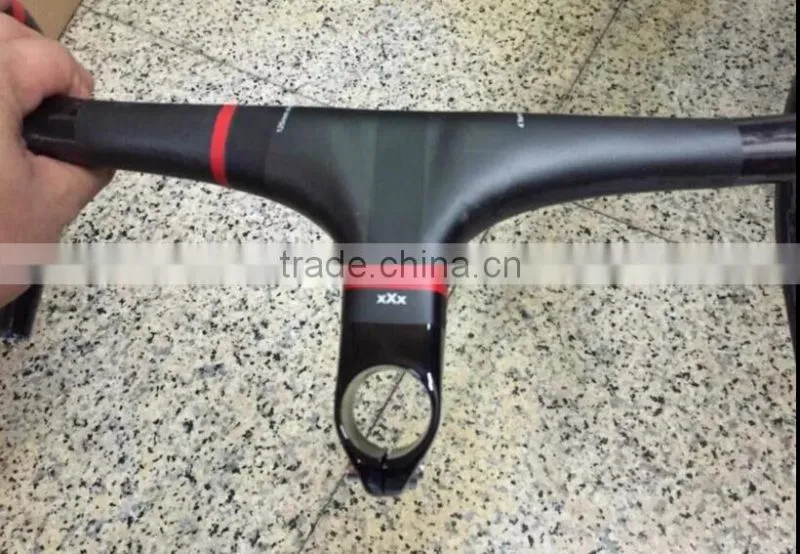 cycling bicycle UD High quality bicycle integrated carbon road handlebar ,famous carbon road bicycle handlebar decal OEM