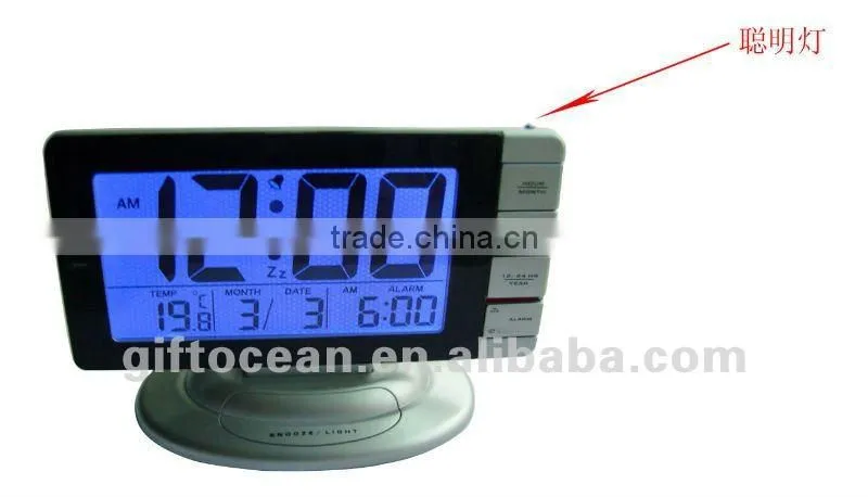 lowest price digital intelligent clock, LCD clock, digital smart light clock